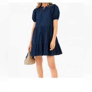 NWT Tuckernuck Hyacinth House Ellie Zip Front Mini Dress Size Small